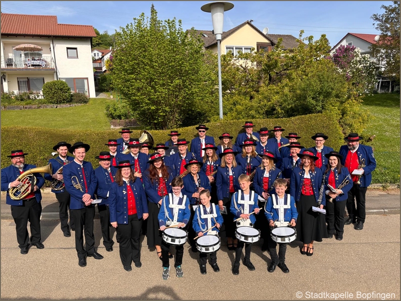 Stadtkapelle beim Weckruf erster Mai